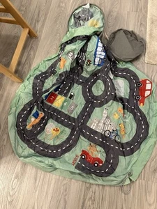 NEU! unbenutzt Aufbewahrungstasche Für Autos Mit Eingenähtem Spielteppich - Bild 1 von 4