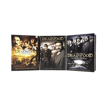 Deadwood HBO Complete Seasons 1 2 and 3 DVD Box Sets 36 Hours of Episodes - Image 1 of 4