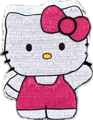 Hello Kitty Piñata Handmade Custom Fun Cute Birthday Party Decor Pinata  Small  - Image 1 of 2