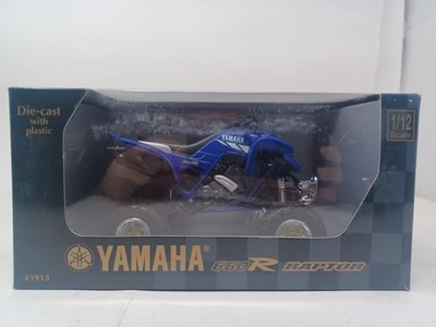 New Ray CityCruiser Collection Yamaha 660R Raptor in Blue 1:12 diecast - Image 1 of 4