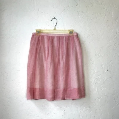 TALBOTS ~ Falda plisada a rayas rojas ~ Estética Preppy ~ Talla 8 Foto 1 de 4