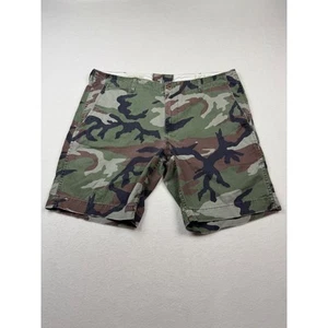 Denim & Supply Ralph Lauren Camo Chino Shorts Men's 38 Flat Front Cotton - Picture 1 of 7