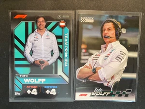 Toto Wolff - Topps Card Lot (2) | Mercedes F1 Team Principal - Bild 1 von 2