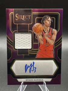 Parche automático Panini Select Dyson Daniels #AM-DYS púrpura Prizm 2023-24/99 - Imagen 1 de 3