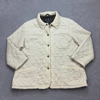 Chaqueta Barbour Adulto Grande Marrón Acolchada Campo Campo Caza Abrigo Hombres Foto 1 de 4