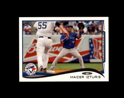 2014 Topps #554 Maicer Izturis Toronto Blue Jays - Image 1 of 2