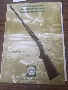 2003 HEYM Rifle Catalog Brochure safari gun with price list - Picture 1 of 3