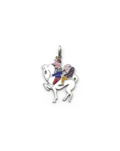 Pendentif charm Van Cleef et Arpels "Les 3 inséparables" émaillé en styptor, pen - Picture 1 of 9