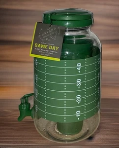 Fußball Spieltag 4,4 Quart Getränkespender mit 4 Bechern Party Set Hofmarken - Bild 1 von 5