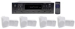 Technical Pro 6000w (6) Zone, Home Theater Bluetooth Receiver+(8) 6.5" Speakers - Picture 1 of 11