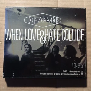 DEF LEPPARD - WHEN LOVE & HATE COLLIDE - PART 1 - CD 1995 (J1) - Bild 1 von 4
