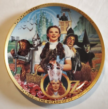 FIFTY YEARS OF OZ - SOMEWHERE OVER THE RAINBOW - Collector Plate Hamilton COA