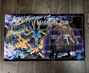 Alfombra de juego O-P Kaido alfombrilla de juego de cartas coleccionables OPCG TCG CCG alfombra de juego de duelo bolsa gratuita - Imagen 1 de 4