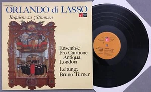 O932 Di Lasso Requiem for 5 Voices Turner BASF Harmonia Mundi 25 20356-0 Stereo - Picture 1 of 4