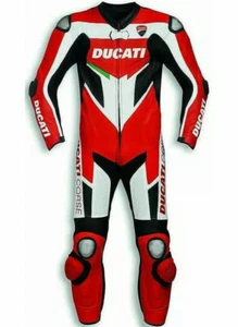 Ducati Corse Motorbike / Motorcycle Racing Leather Suit Biker Leather Suit - Picture 1 of 5