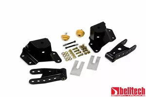 Belltech 99-06 Chevy Silverado 1/2 Ton Std Cab 4" Rear Drop Shackles & Hangers - Picture 1 of 1