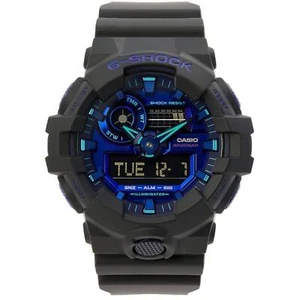 Casio Men's Ana Digi Watch G-Shock Virtual Blue Series Black Strap GA700VB-1A - Picture 1 of 2