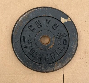 Placas de peso vintage de tamaño estándar de 1-10 lb LLAVES BARRA individuales - Imagen 1 de 2