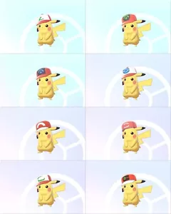 Non Shiny + Shiny** 6IV Cap Pikachu - Individuals or Set x9 Pokemon Sword/Shield - Picture 1 of 11