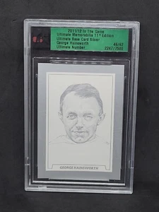 2011-12 ITG Ultimate Memorabilia Base Card George Hainsworth 46/62 - Picture 1 of 2