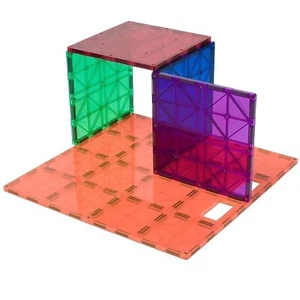 Playmags: Super Durable Building Stabilizer Set, Add on to Magnet Tiles Sets. - Picture 1 of 5