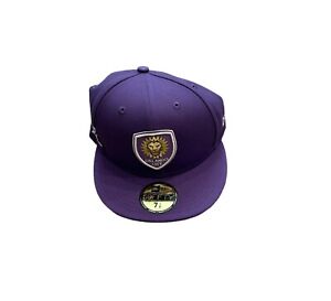 NEW NWT Orlando City SC New Era Logo Fitted Hat Cap Size 7 1/8