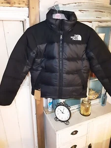 Ladies Genuine Black The North Face Thick Padded Jacket/coat Size M 40/42" - Picture 1 of 6