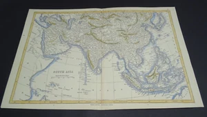 Antique map of  the South Asia by Joseph Lowry printed 1852 - Picture 1 of 3