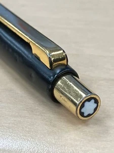 Montblanc Slim line S-Line Black GT Ballpoint Pen (used) FREE SHIPPING WORLDWIDE - Picture 1 of 9
