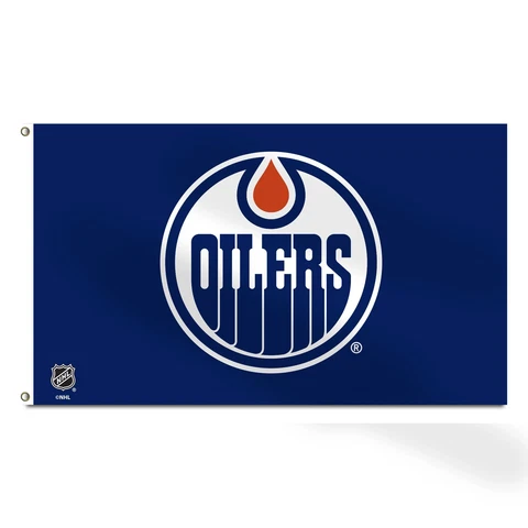 Edmonton Oilers 3' x 5' Single Sided Banner Flag Cover