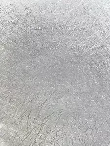 10m Textured Silver Sticky Back Plastic Vinyl Self Adhesive Peelable Wallpaper - Picture 1 of 2