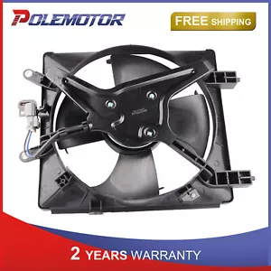 Left Side Radiator AC Condenser Cooling Fan Assembly For 2001-2005 Honda Civic - Bild 1 von 11