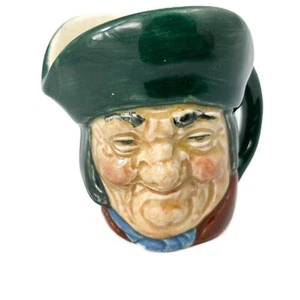 Toby Philpots with Blue Cravat mini Royal Doulton Character Toby Jug Mini D6043  - Picture 1 of 6