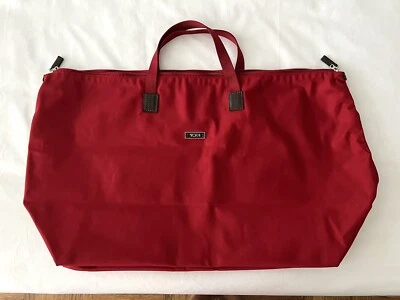 TUMI Weekend Travel Bag - Maroon Red - Image 1 of 4