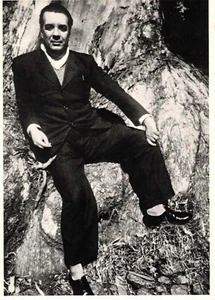 Jorge Luis Borges Argentina 1943•Foto de Gisele Freund POSTAL - Imagen 1 de 1