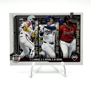 2025 Topps - #347 2024 National League Batting Average Leaders - Bild 1 von 2