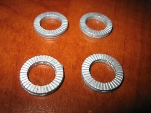 4x Self-Locking Style M10 Vibration Proof Wedge-Lock Washers M10 x 16.6 x 2.5 mm - Picture 1 of 3
