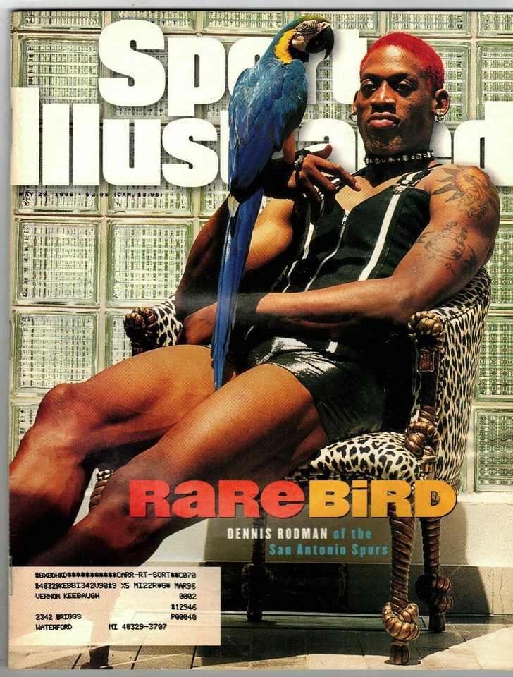 29 de mayo de 1995 Dennis Rodman San Antonio Spurs Sports Illustrated Foto 1 de 1