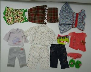 American Girl Doll Clothing Lot 15 Pieces Isabelle Lea Clark Dress Pajamas Pants
