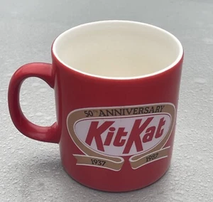 Vintage FTC 50th Anniversary 1937-1987 Kit Kat Coffee Cup Mug - Picture 1 of 4