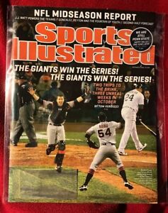 San Francisco Giants 2012 W. S. Sports Illustrated cover, label cleverly hidden.