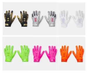 2025 Under Armour Herren UA F9 Nitro Printed Jugend Fußball Empfänger Handschuhe - Bild 1 von 3