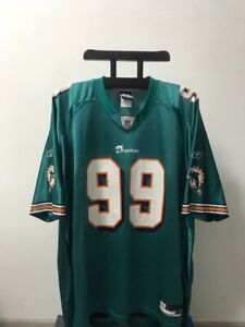 Reebok Miami Dolphins NFL Jersey, #99 Taylor, Turquoise, Size 2XL