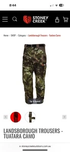 Stoney Creek LANDSBOROUGH TROUSERS - TUATARA CAMO XL - Picture 1 of 5