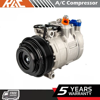 AC A/C Compressor W/ Clutch For 1998-2003 Mercedes-Benz CLK320 3.2L CO 105111C - Изображение 1 из 4