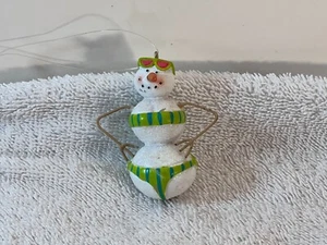 Christmas ornament snowman snowwoman in binkini OH9660 - Picture 1 of 4