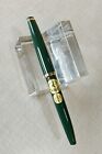 ??Vtg Mint Triangular Reform 4383 German Fountain Pen In Green # Very Flex F Nib