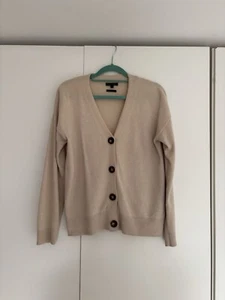Massimo Dutti Strickjacke beige Kaschmir Wolle Größe XS Damen - Bild 1 von 6