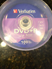 100 VERBATIM 16X DVD+R Life Series Logo 4.7GB Media Disc Spindle 97175 (SEALED)