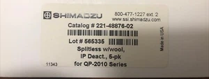 SHIMADZU 221-48876-02 Fodera, Spacco Disattivato (5/pk), Lana Bassa - NUOVO (A1) - Foto 1 di 1